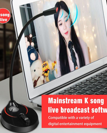 Flexible Usb Computer Microphone - 360 Degree Bendable - 2.2M-1915196997141401604