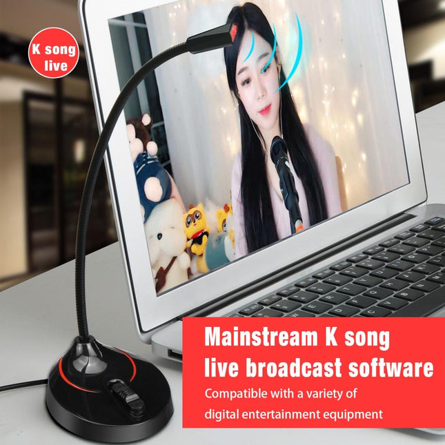 Flexible Usb Computer Microphone - 360 Degree Bendable - 2.2M-1915196997141401604