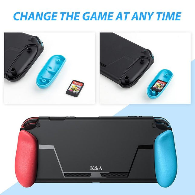 Nintendo Switch Tpu Grip With Game Card Slot - Anti Shock-1915197936795521031