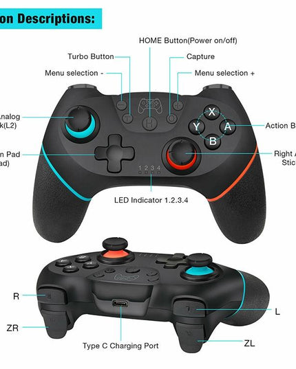 Pro Tooth Gamepad For Switch - Compact Controller-1915197058785087491