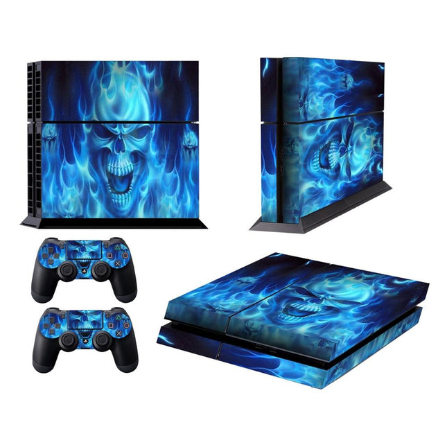Stylish Protective Film For Sony Ps4 - Dokuro Pattern-1915198064784707584