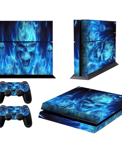 Stylish Protective Film For Sony Ps4 - Dokuro Pattern-1915198064784707585