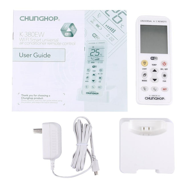 Universal Wifi Smart Ac Remote Control With Holder - Supports 2G / 3G / 4G / Wifi-1915198378308931593