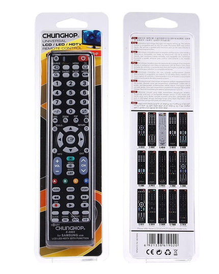 Universal Remote For Samsung Led / Lcd / 3Dtv - Chunghop E S903-1915197615272759303