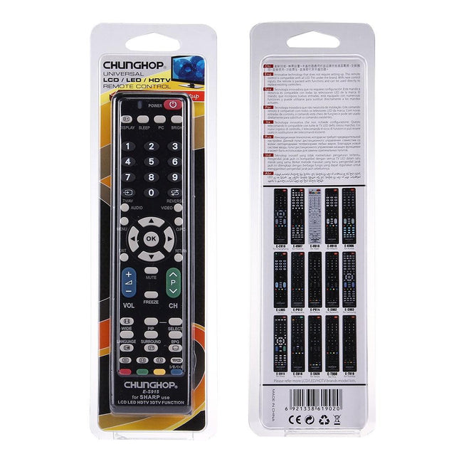 Universal Remote For Sharp Led Lcd And 3Dtv-1915197432057171975