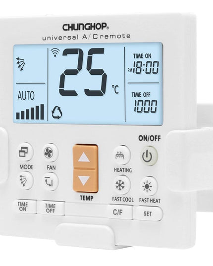 Universal Lcd Air Conditioner Remote Controller With Bracket - Chunghop K650E-1915197167652442115