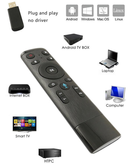Universal 3D Air Mouse Remote With Voice Control-1915197465016012806