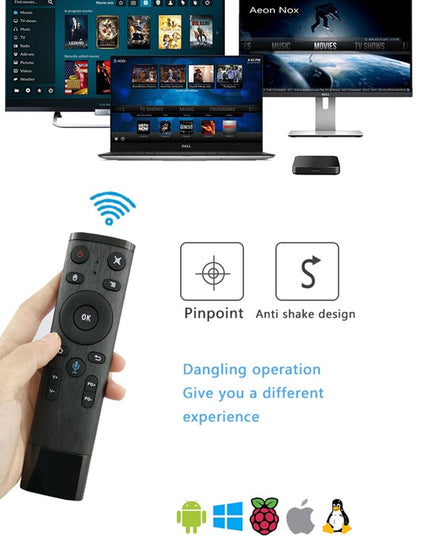 Universal 3D Air Mouse Remote With Voice Control-1915197465016012807