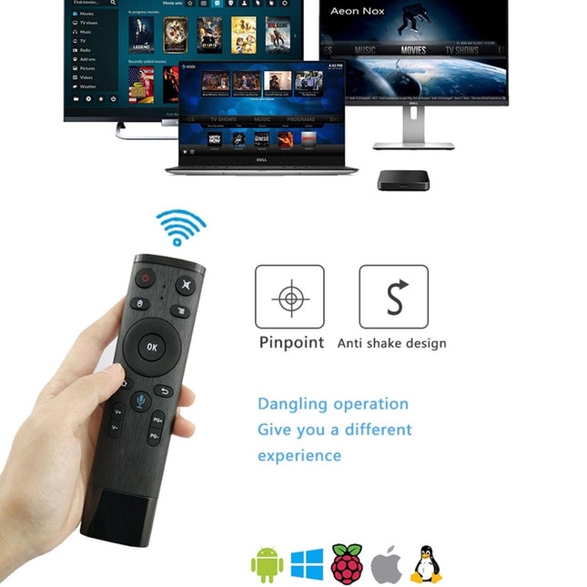 Universal 3D Air Mouse Remote With Voice Control-1915197465016012807