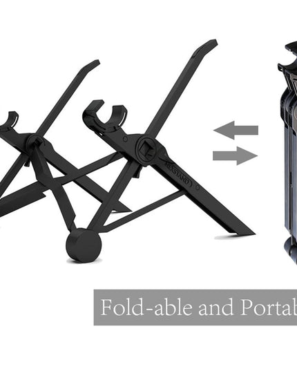 Adjustable Foldable Laptop Stand - Portable Desk Holder-1915196724905906183