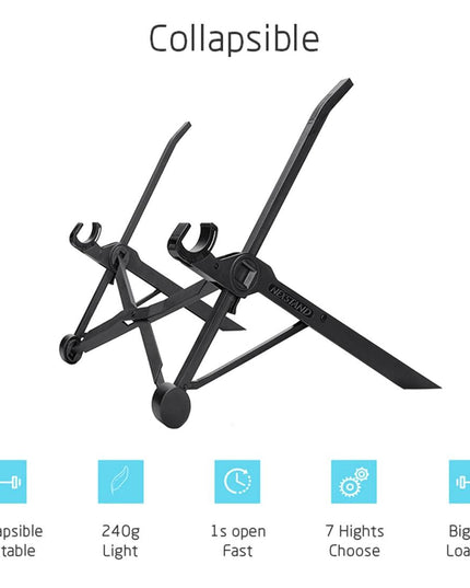 Adjustable Foldable Laptop Stand - Portable Desk Holder-1915196724905906184