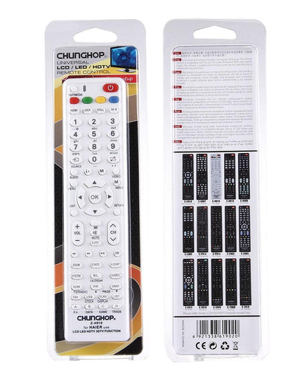 Universal Remote For Haier Led / Lcd / 3Dtv - Chunghop H910-1915197527116877831