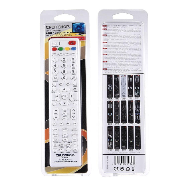 Universal Remote For Haier Led / Lcd / 3Dtv - Chunghop H910-1915197527116877831