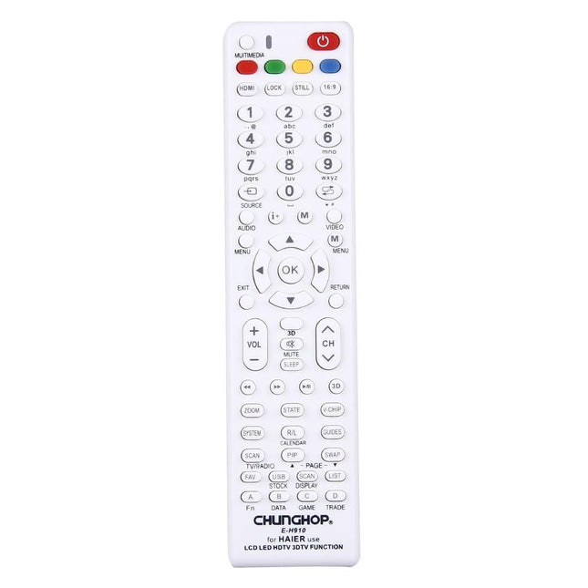 Universal Remote For Haier Led / Lcd / 3Dtv - Chunghop H910-1915197527116877833