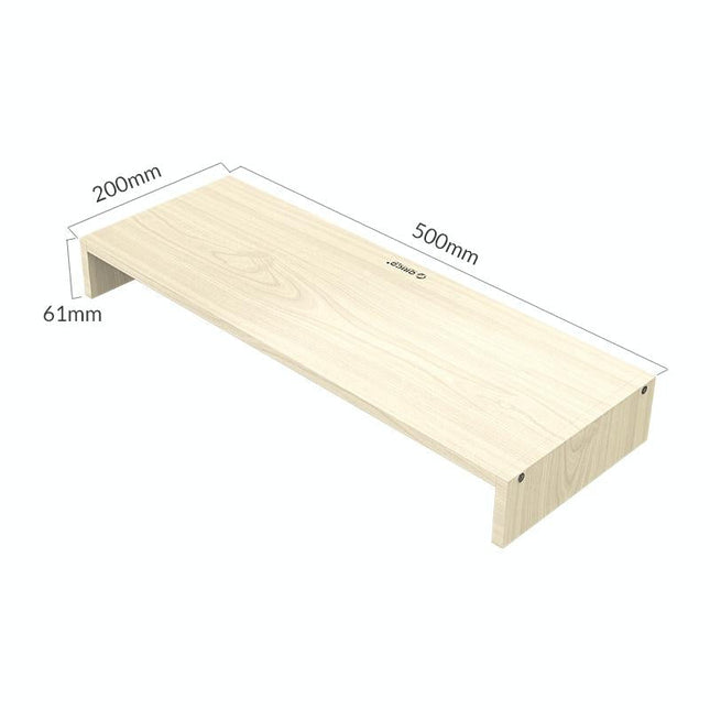 Natural Wood Monitor Stand - Holds Computer Screen-1915196985112137732