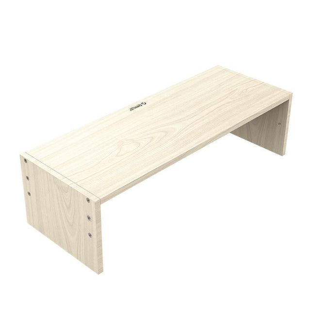 Natural Wood Monitor Stand - Compact Design-1915198222012387331