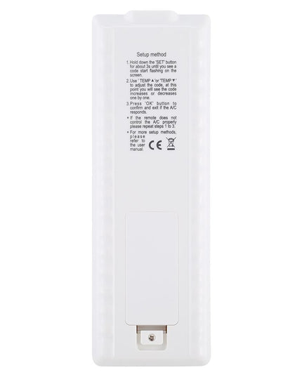 Universal A / C Remote Controller With Flashlight - Chunghop-1915197922778157060