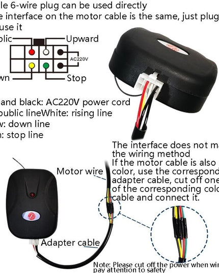 Wireless Garage Door Controller For Roll Gates - Remote Control Plug & Chain Motor-1915197573229056004