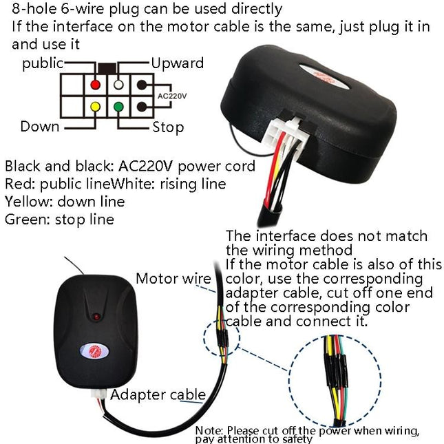 Wireless Garage Door Controller For Roll Gates - Remote Control Plug & Chain Motor-1915197573229056004