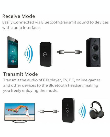 Portable 2-In-1 B6 Bluetooth Audio Transmitter Receiver For Hi-Fi Sound-1915197904637792262