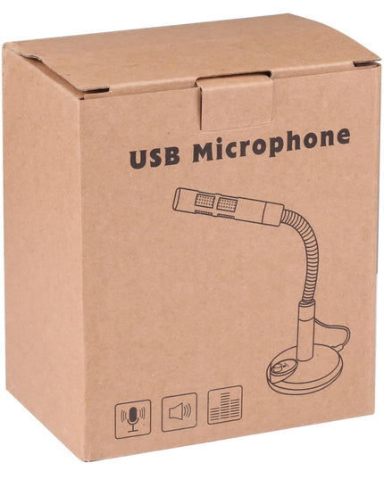 Usb Computer Microphone - Plug And Play - Black-1915196753523642373