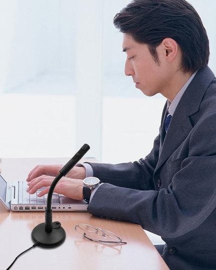 Usb Computer Microphone - Plug And Play - Black-1915196753523642375