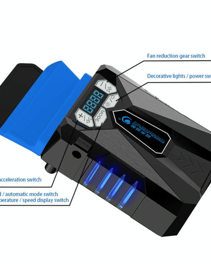 Portable 5-Speed Laptop Cooling Fan - Compact And Efficient-1915196726868840451