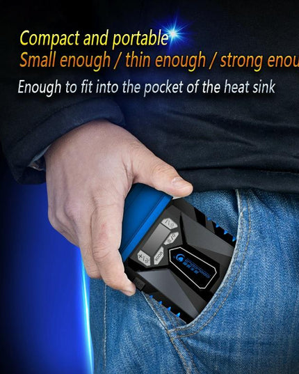 Portable 5-Speed Laptop Cooling Fan - Compact And Efficient-1915196726868840456