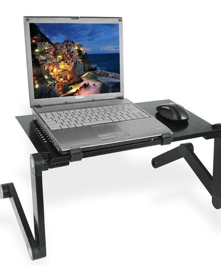 Adjustable Foldable Laptop Stand - 360 Degree Portable Aluminum Desk Holder-1915196705620496387