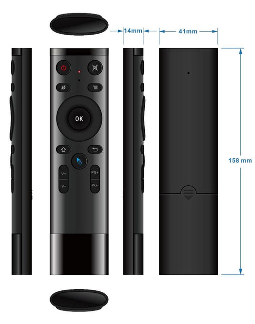 Universal 3D Air Mouse Remote Controller - 2.4G Rf-1915197507466563587