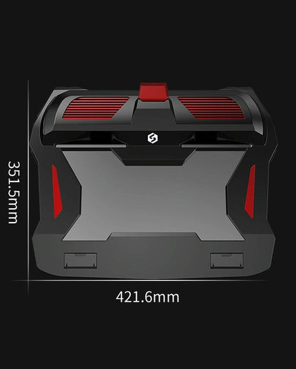 Dual Fan Laptop Radiator - Red Light-1915197490378969089