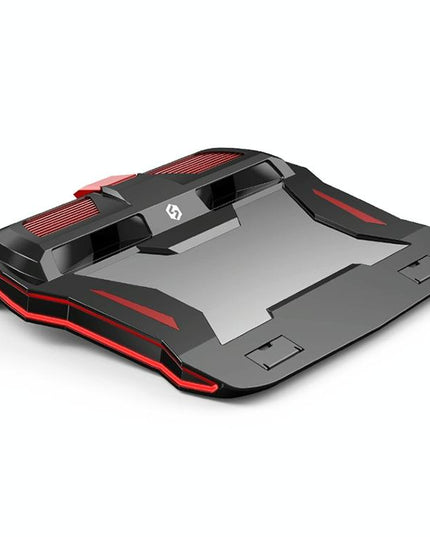 Dual Fan Laptop Radiator - Red Light-1915197490378969095