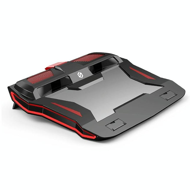 Dual Fan Laptop Radiator - Red Light-1915197490378969095