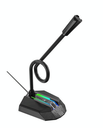 Flexible Usb Microphone With Rgb Lighting For Voice Chat And Video Conferencing-1915197799817940992