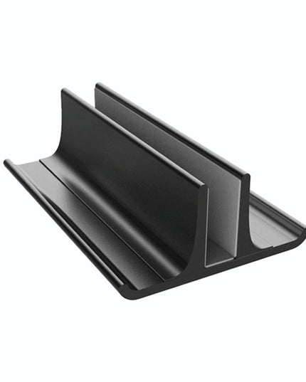 Adjustable Vertical Laptop Stand - Portable Aluminum Alloy Base Black-1915196776286130177