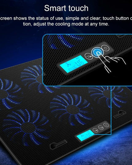 Silent Six-Fan Cooling Rack For Notebook Computers-1915198418846879750