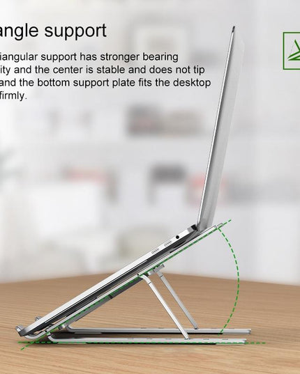 Adjustable Laptop Stand - Portable Folding Heat Dissipation Desktop Holder-1915198021268803586