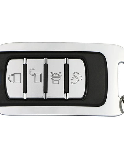 4-Button Metal Remote For Car Garage Door - 433Mhz-1915197109313867779