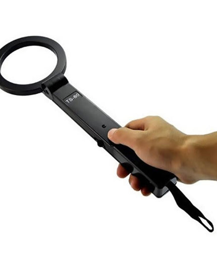 Portable Hand-Held Metal Detector - Folding Black-1915198297832820740