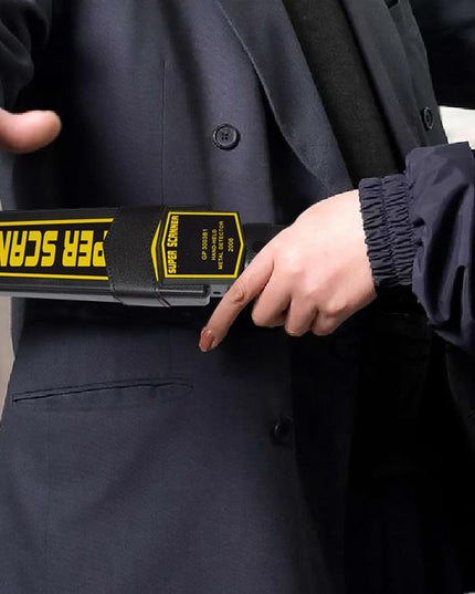 Hand-Held Portable Metal Detector - Black-1915198118211751942