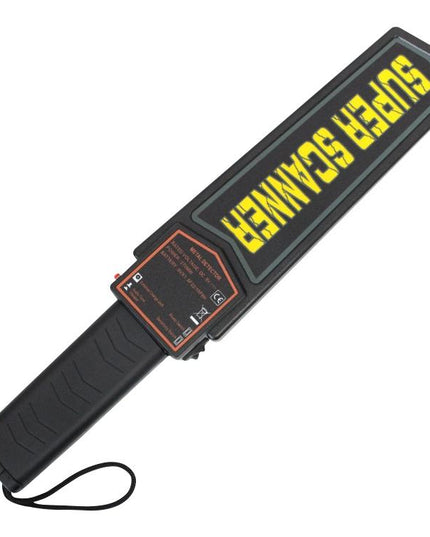 Black Super Scanner Wand Metal Detector - Md-3003B1-1943465057627279360