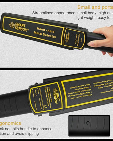 Handheld Security Metal Detector - 60Mm Detection Range-1915197628908441603
