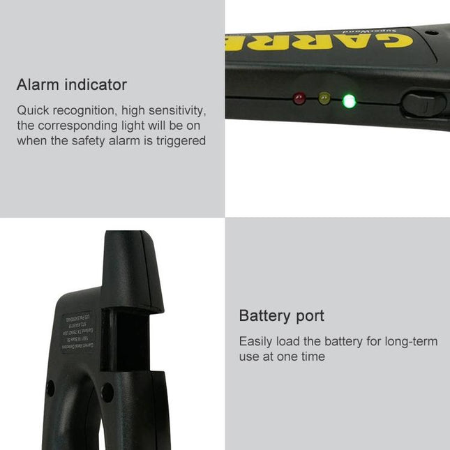 Portable Metal Detector - 60Mm Detection Range-1915197440240259075