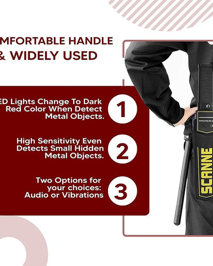 Hand-Held Metal Detector - 60Mm Detection Distance-1943465055131668486