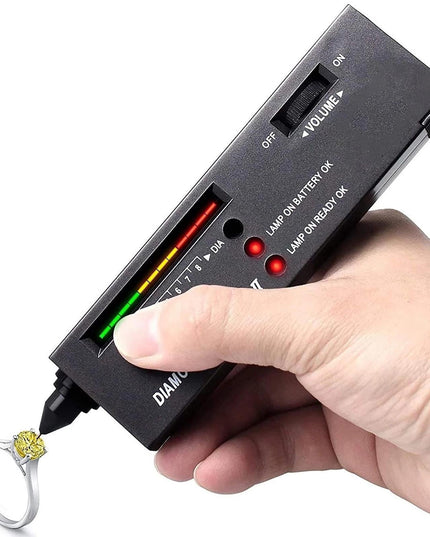 Led Diamond Selector With Battery Indicator - Black-1915197989165600776