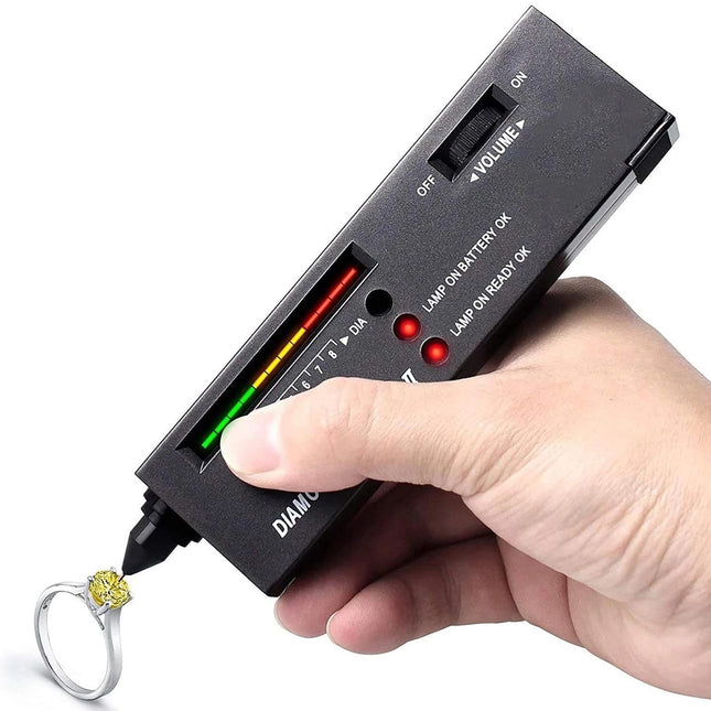 Led Diamond Selector With Battery Indicator - Black-1915197989165600776