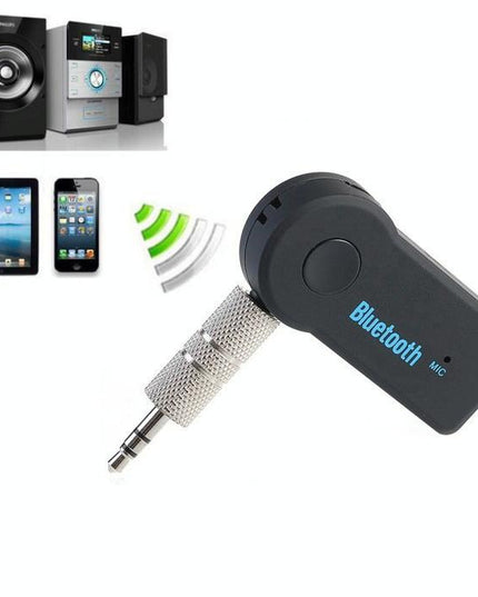 Wireless Car Bluetooth Handsfree Receiver With Mic For Iphone-1915197495563128833