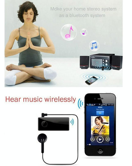 Wireless Car Bluetooth Handsfree Receiver With Mic For Iphone-1915197495563128839