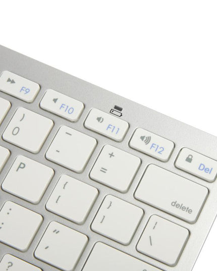 Ultra-Thin Bluetooth Keyboard For Ipad Air / Mini Iphone Ps3 - White-1915197632926584836