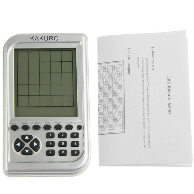 Large Screen 5X5 Electronic Kakuro Game Machine-1915197668154544132